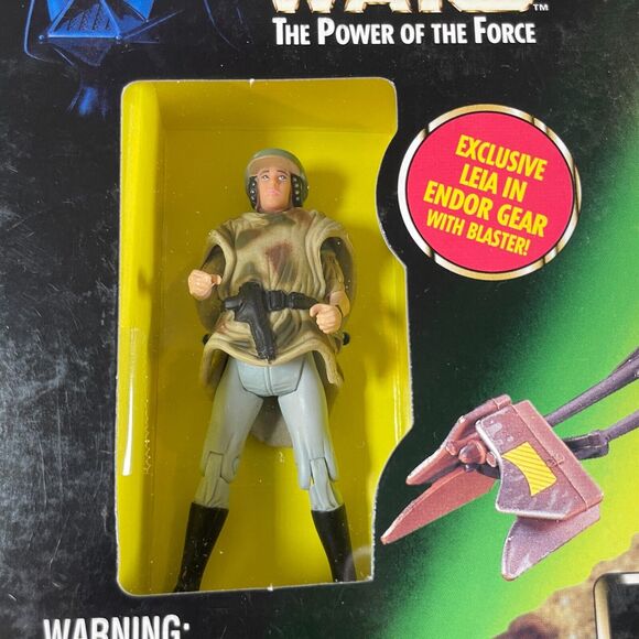 Star Wars Power of The Force Speeder Bike w/Princess Leia Organa 1997 Hasbro - Picture 2 of 6